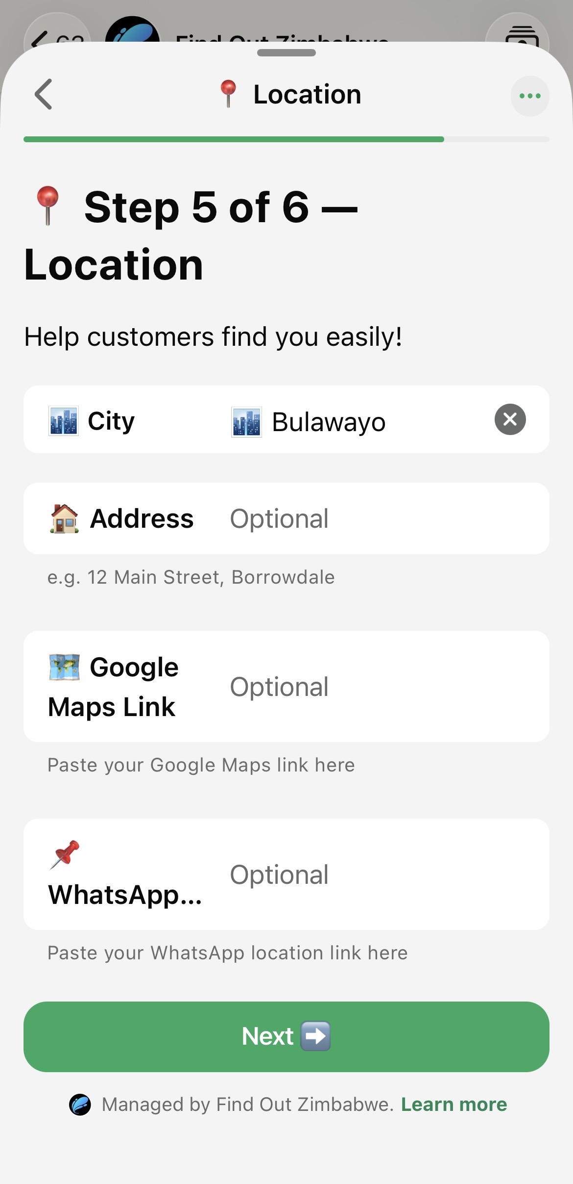 List your business on Find Out Zimbabwe